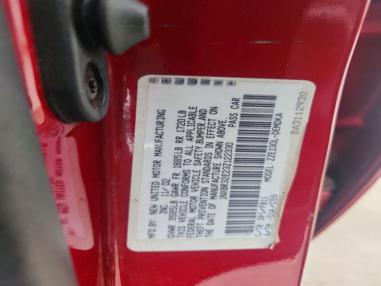 2003 Toyota Corolla ce