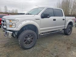 Salvage trucks for sale at Arlington, WA auction: 2015 Ford F150 Supercrew