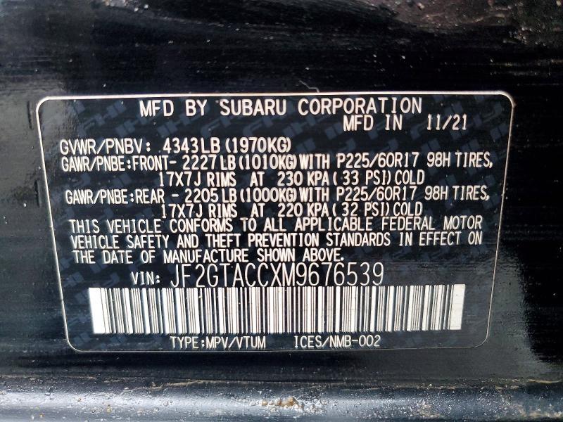 2021 Subaru Crosstrek Premium