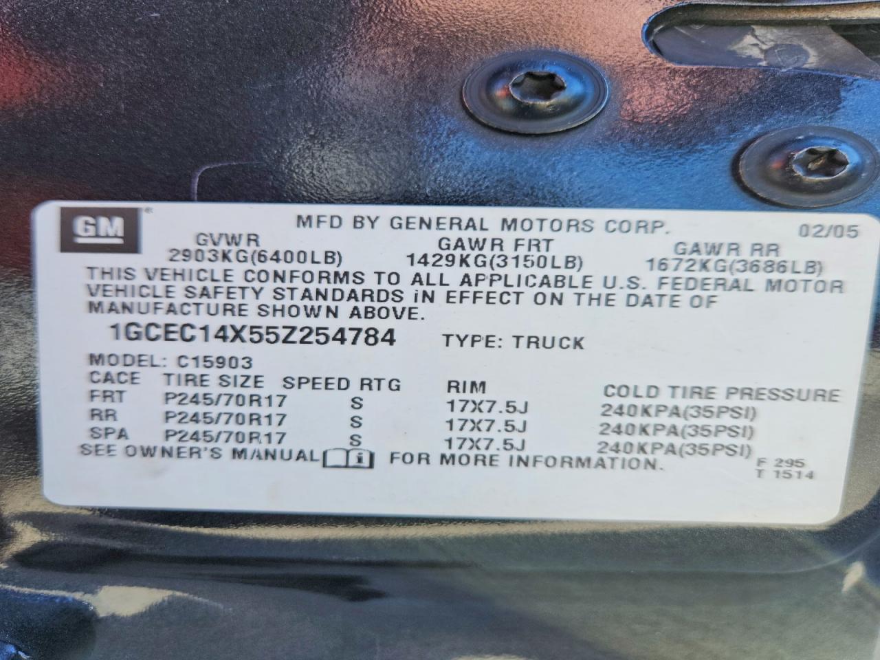 2005 Chevrolet Silverado C1500