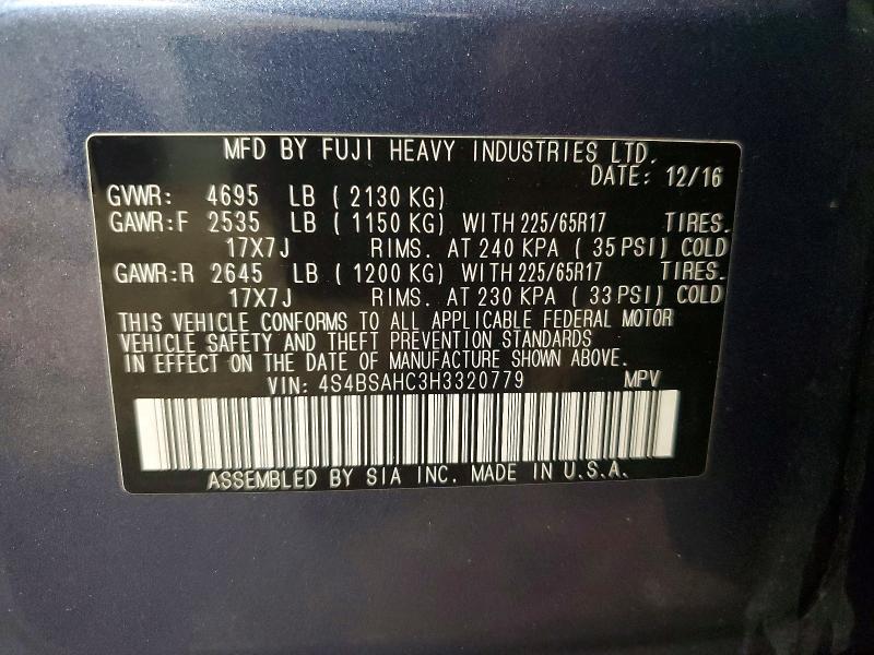 2017 Subaru Outback 2.5i Premium