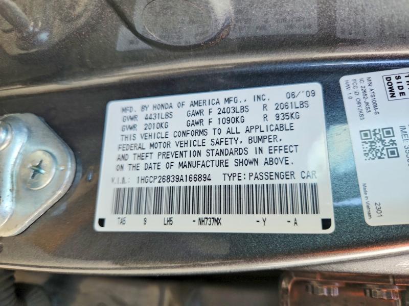 2009 Honda Accord exl