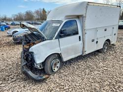 Salvage trucks for sale at Chalfont, PA auction: 2005 Chev Express G3500