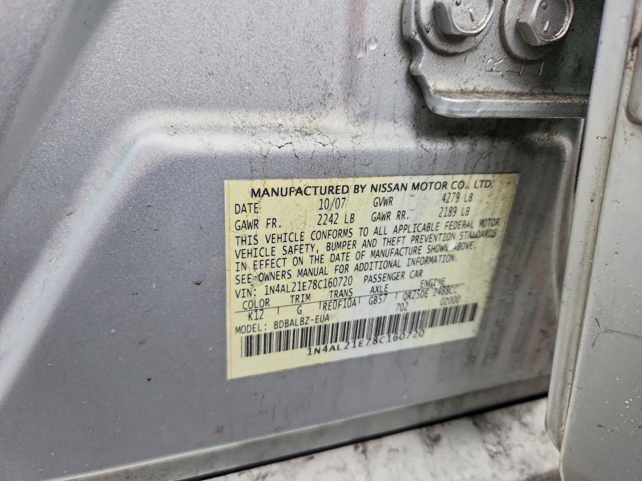 2008 Nissan Altima 2.5