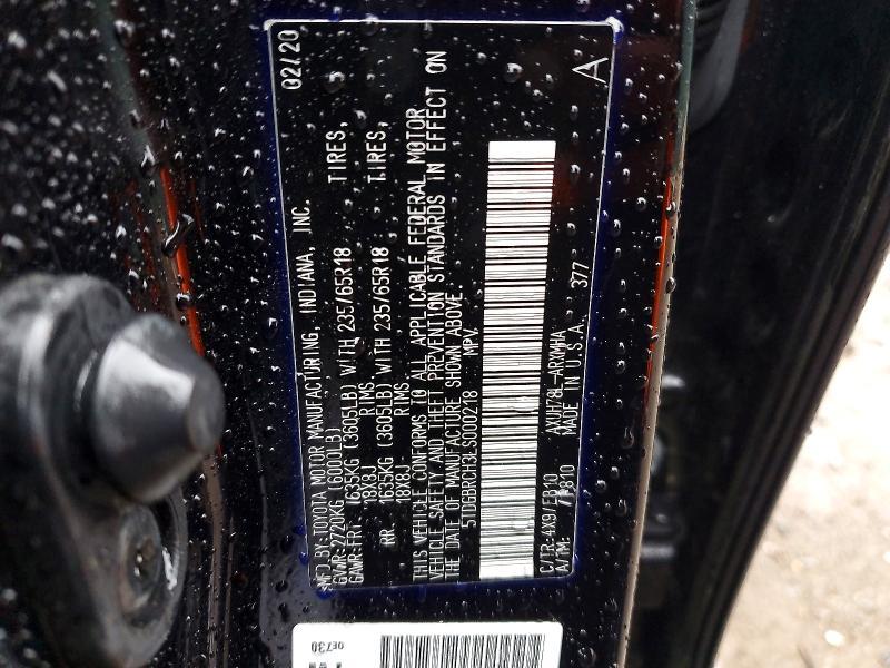 2020 Toyota Highlander Hybrid xle