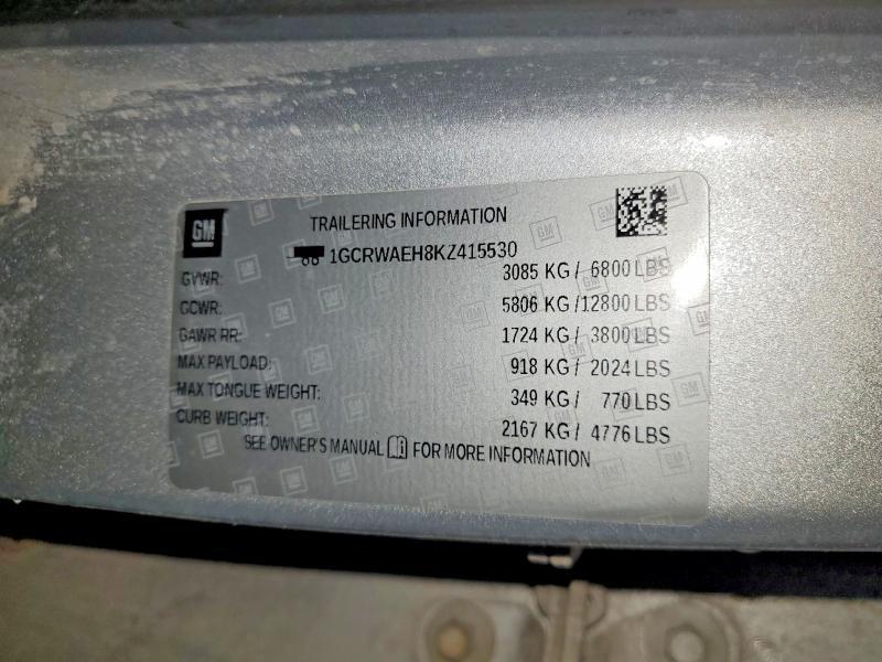 2019 Chevrolet Silverado C1500