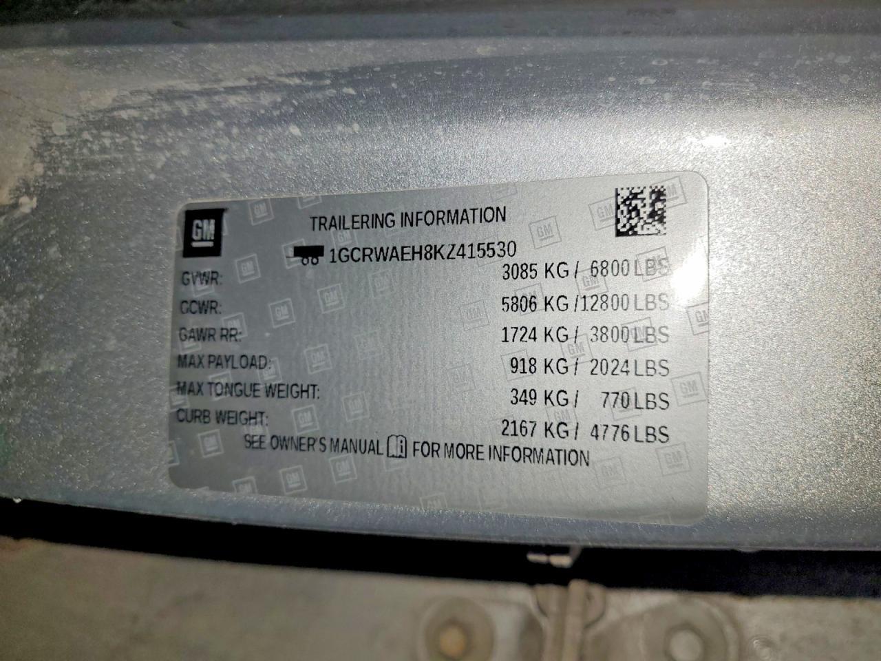 2019 Chevrolet Silverado C1500