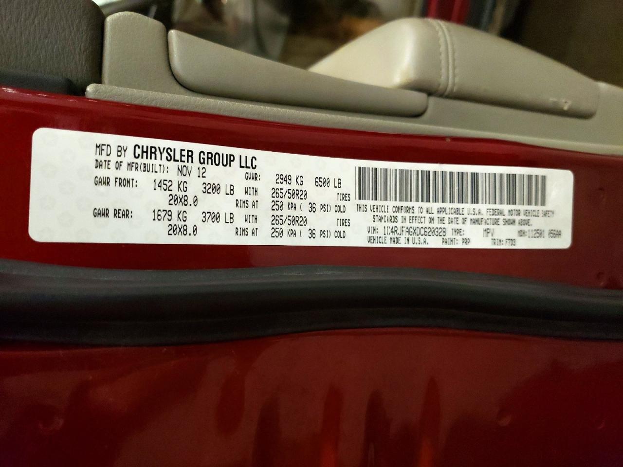 2013 Jeep Grand Cherokee Laredo