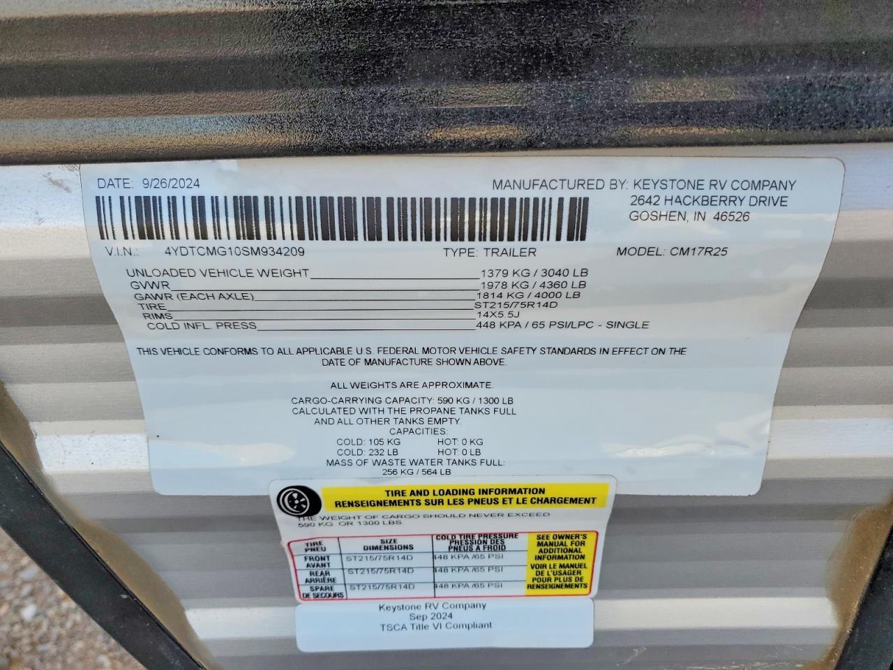 2025 Keystone Coleman Camper