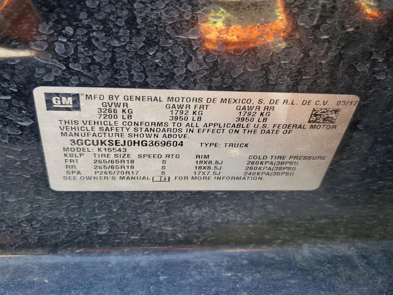 2017 Chevrolet Silverado K1500 LTZ