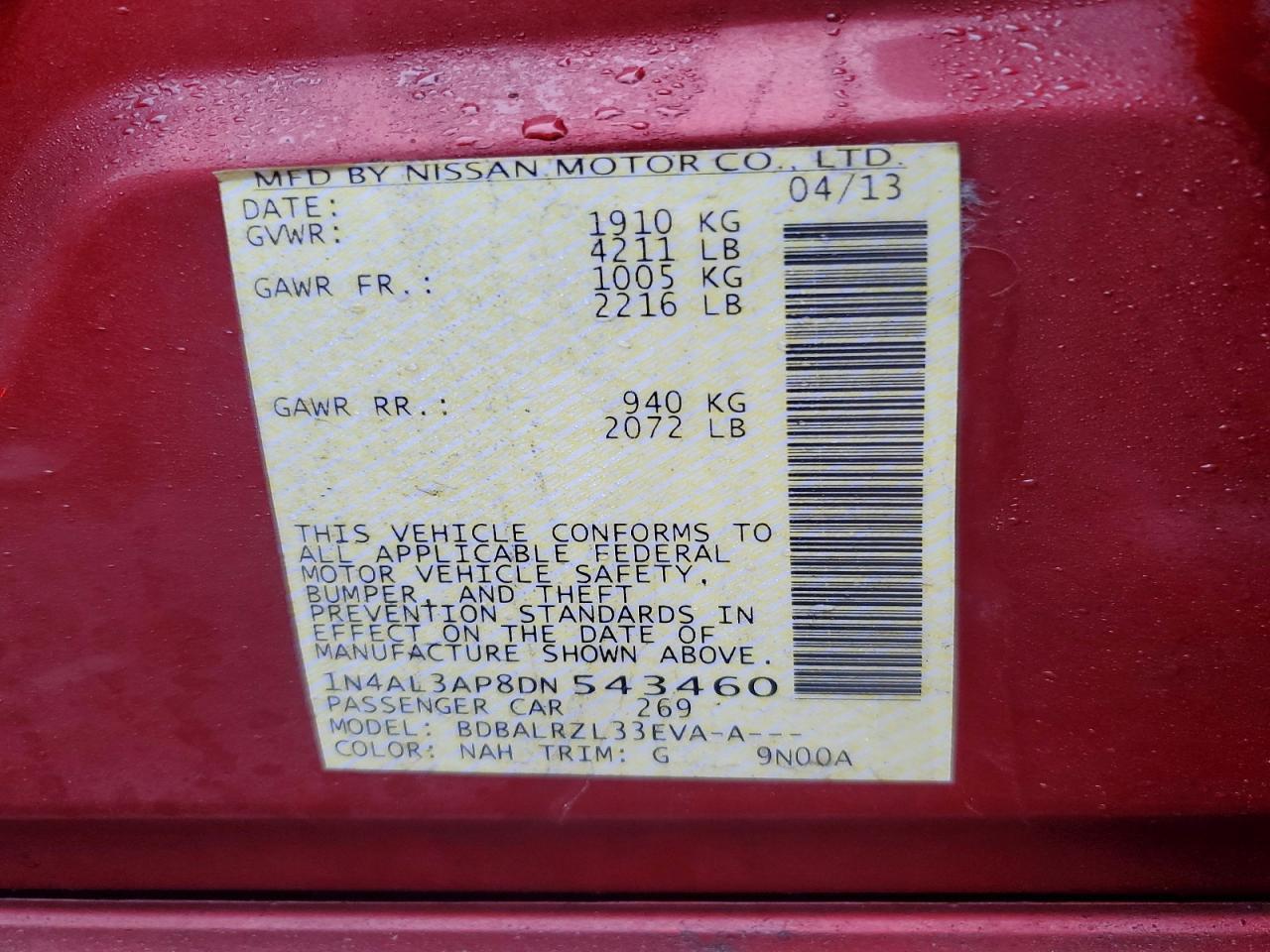 2013 Nissan Altima 2.5