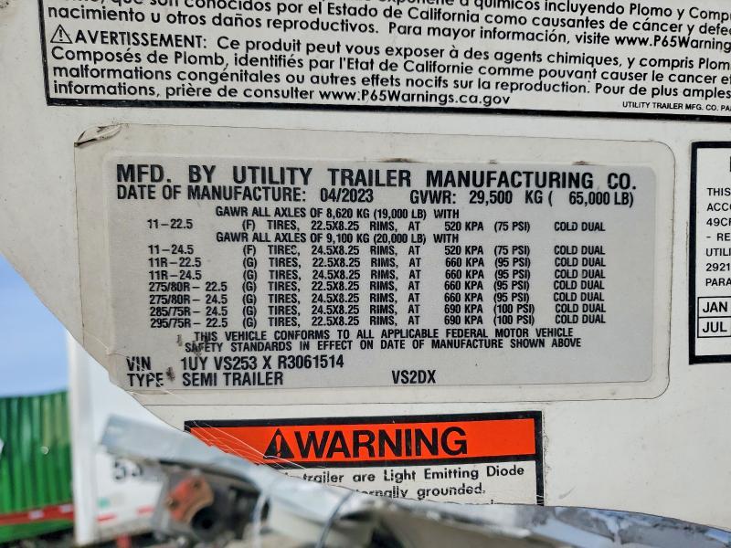 2024 Utility VS2DX DRY Van Trailer