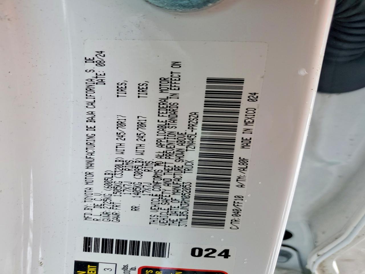 2024 Toyota Tacoma SR5