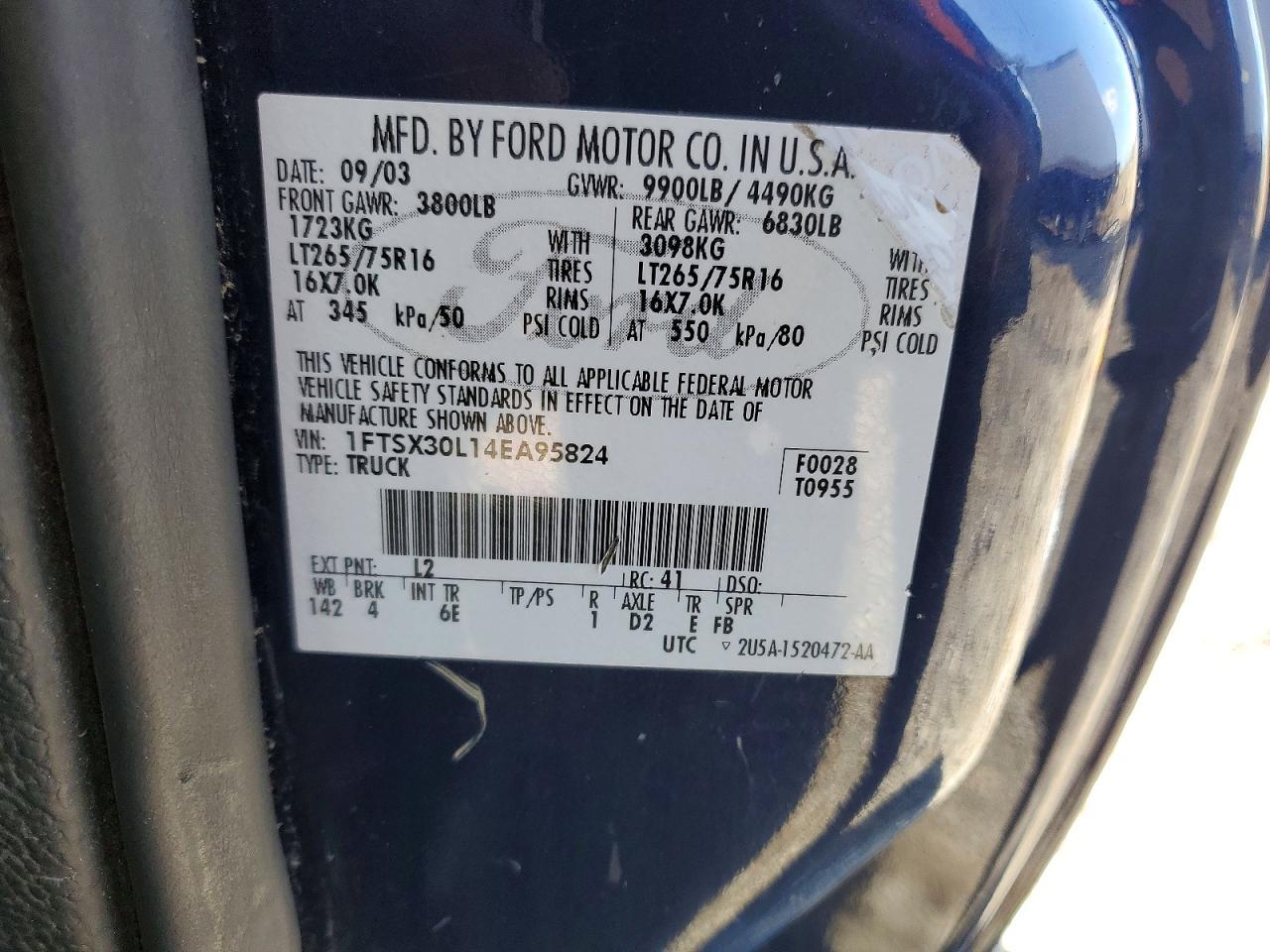 2004 Ford F350 SRW Super Duty