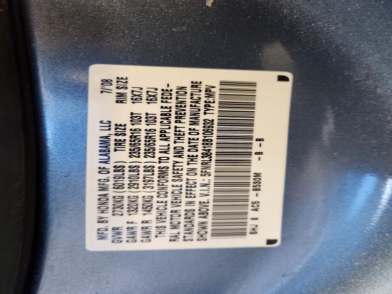 2008 Honda Odyssey ex