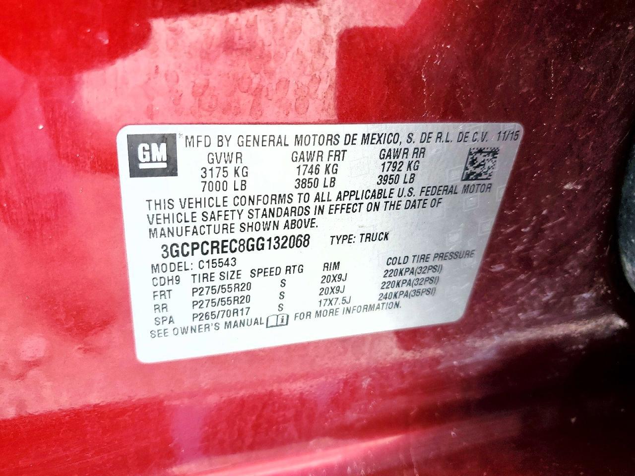 2016 Chevrolet Silverado C1500 LT