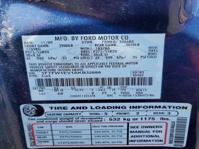 2010 Ford F150 Supercrew