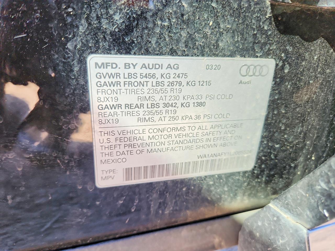 2020 Audi Q5 Premium