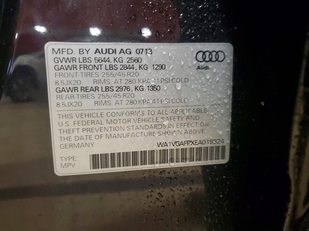 2014 Audi SQ5 Prestige