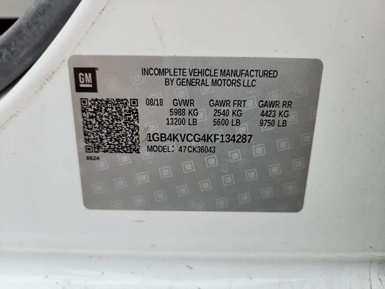 2019 Chevrolet Flatbed Truck