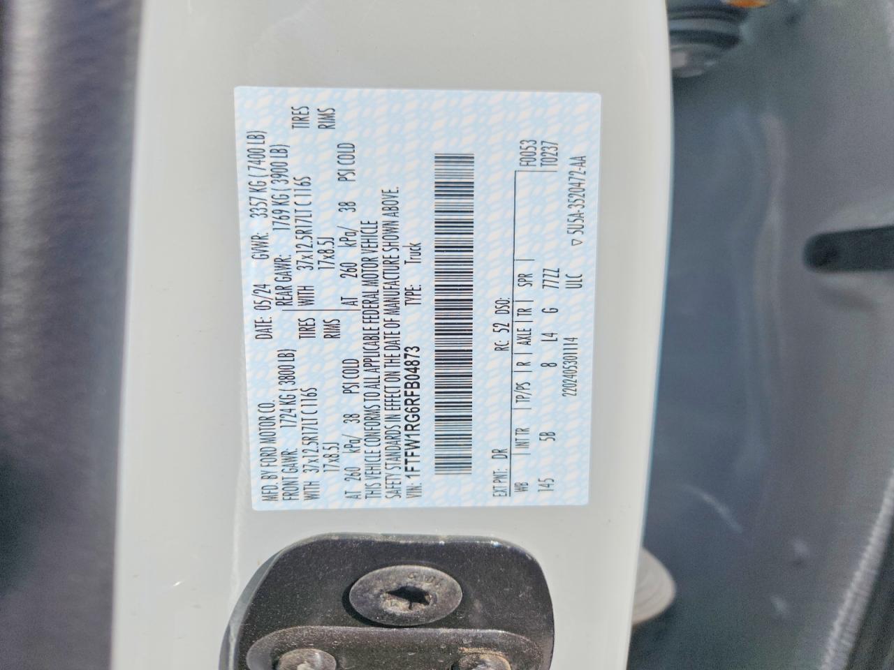 2024 Ford F150 Raptor