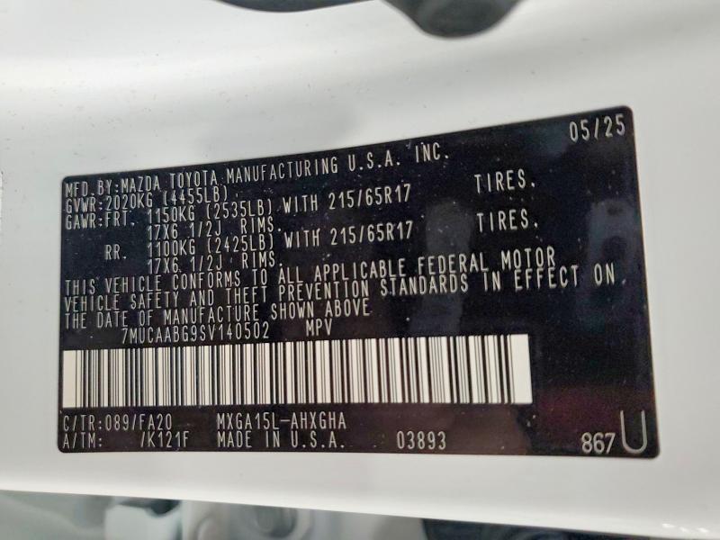 2025 Toyota Corolla Cross le