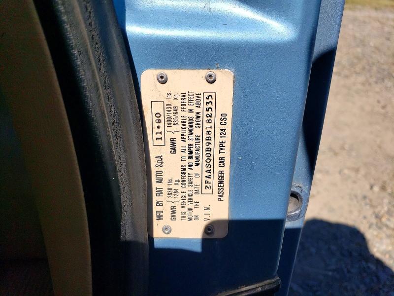 1981 Fiat 124 Spider