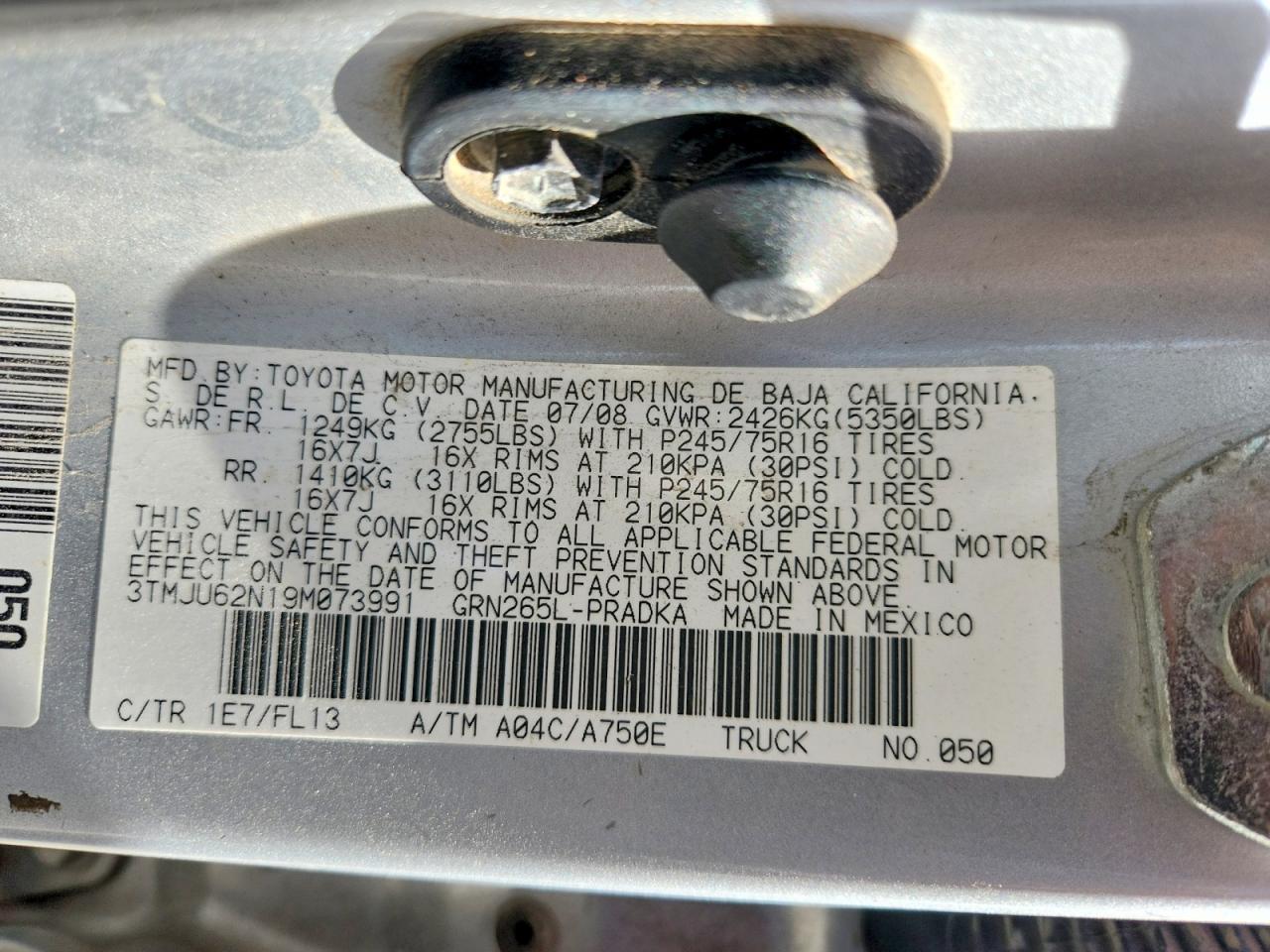 2009 Toyota Tacoma Double Cab Prerunner