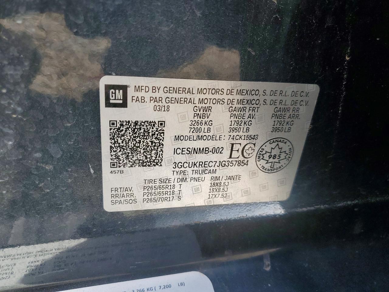 2018 Chevrolet Silverado K1500 LT