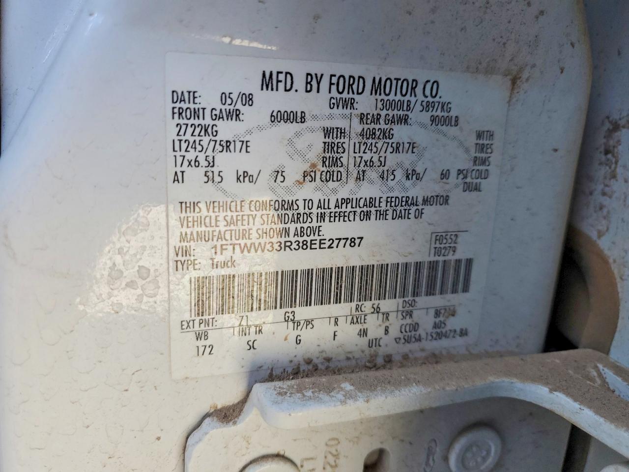 2008 Ford F350 Super Duty