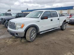 Salvage trucks for sale at Woodhaven, MI auction: 2012 Ford F150 Supercrew