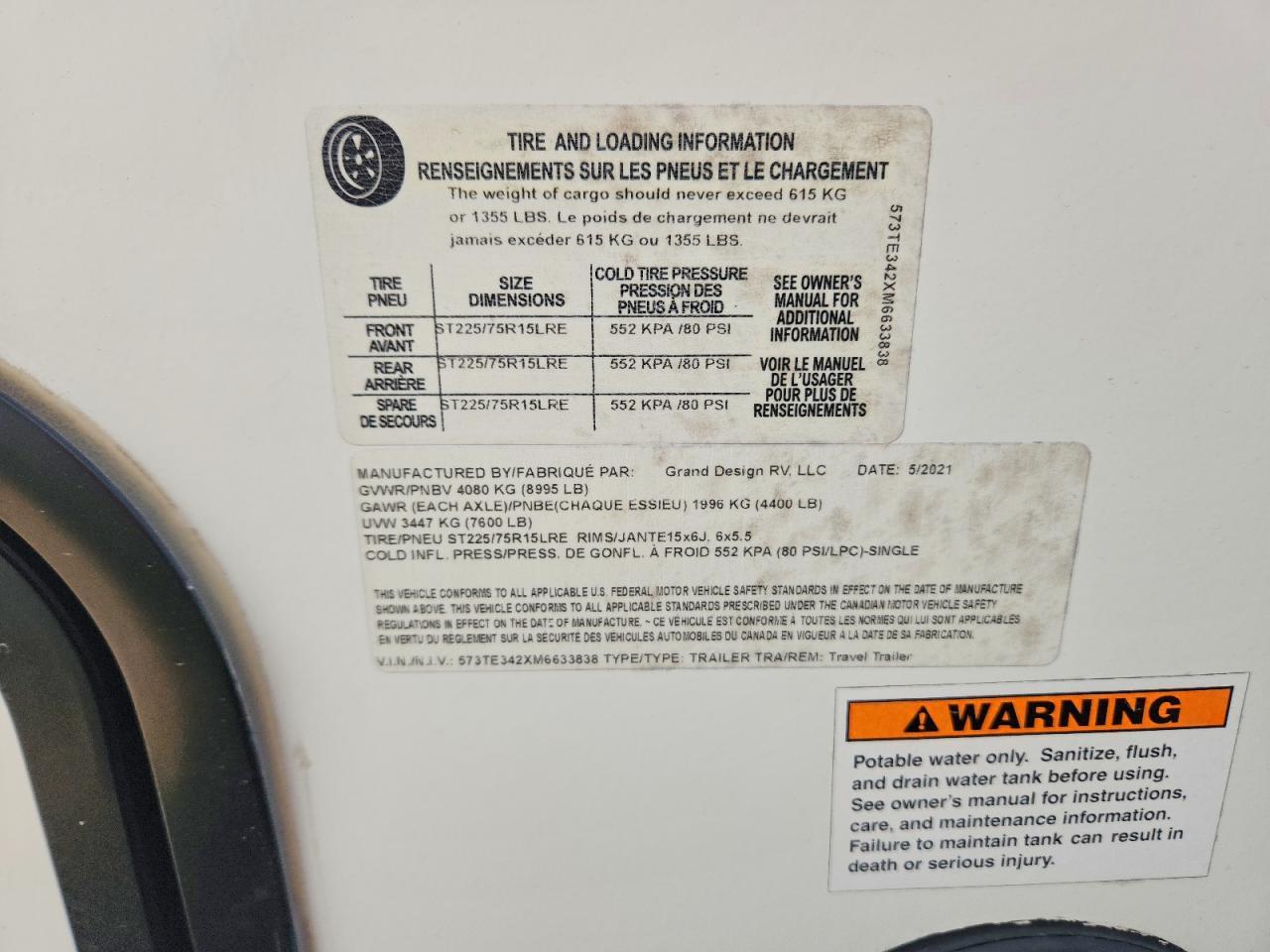 2021 Grand Design Imagine Camper