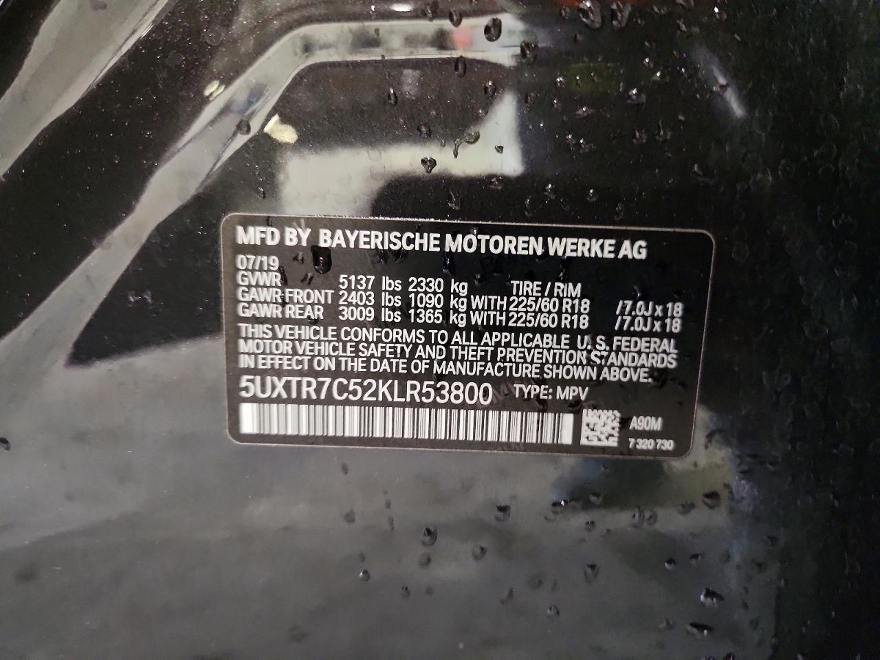 2019 BMW X3 Sdrive30i