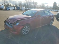 Lexus Is 250 Base salvage cars for sale: 2008 Lexus Is 250 Base