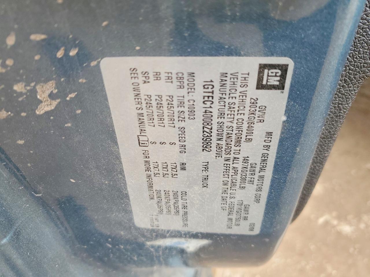 2008 GMC Sierra C1500