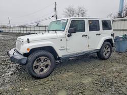 Jeep salvage cars for sale: 2016 Jeep Wrangler Unlimited Sahara