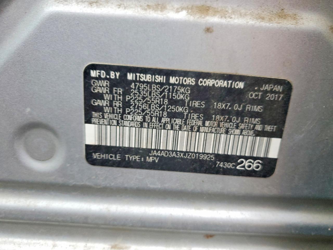 2018 Mitsubishi Outlander se