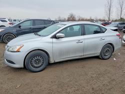 Salvage cars for sale from Copart London, ON: 2013 Nissan Sentra s