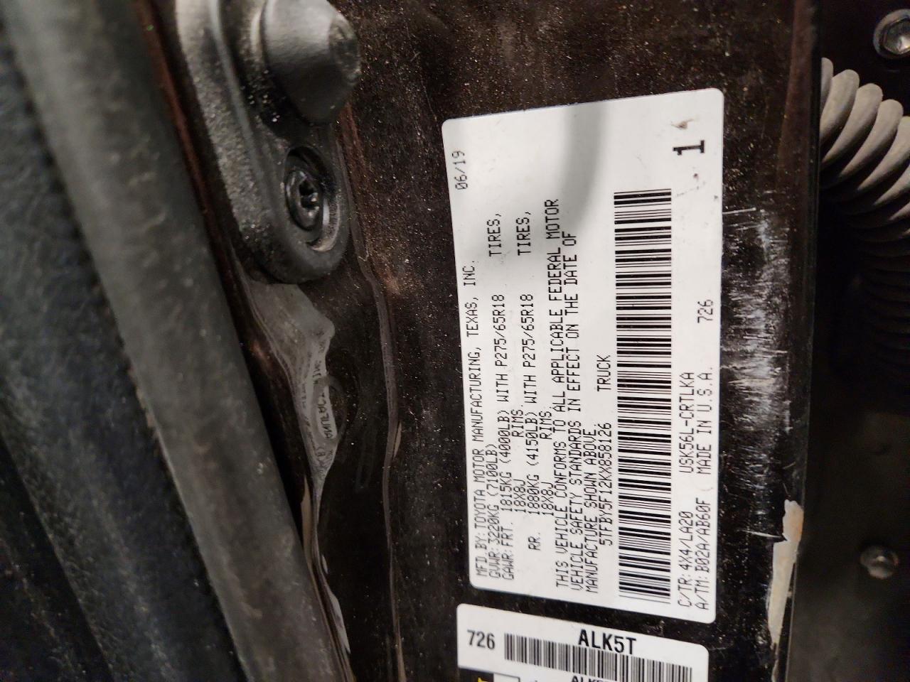 2019 Toyota Tundra Limited