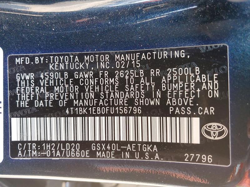 2015 Toyota Avalon xle