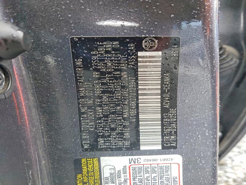 2007 Toyota Camry le