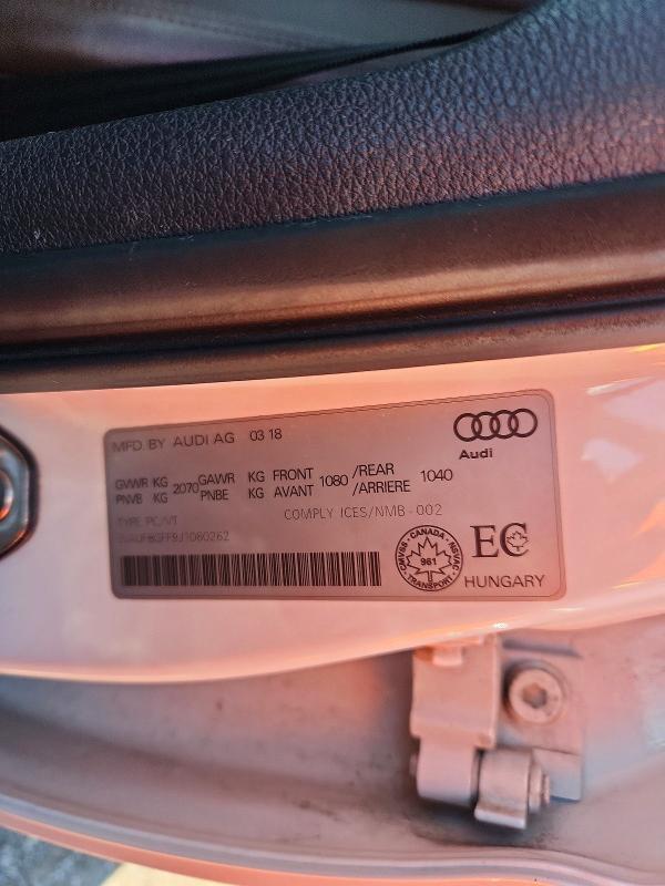 2018 Audi A3 Technik
