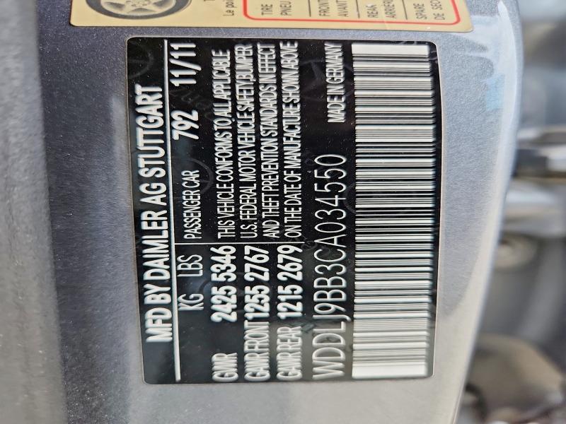 2012 Mercedes-Benz Cls 550 4matic