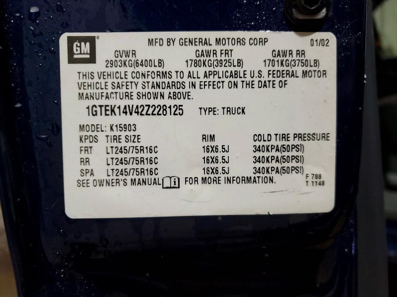 2002 GMC New Sierra K1500