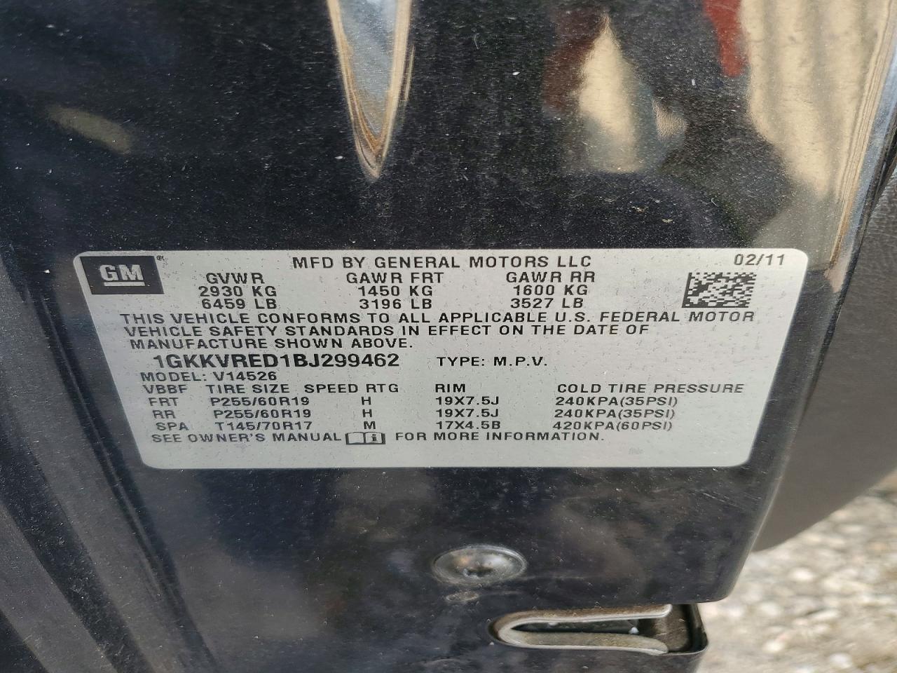 2011 GMC Acadia Slt-1