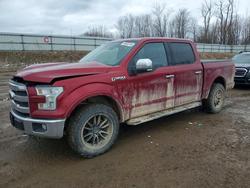 Salvage cars for sale from Copart Davison, MI: 2016 Ford F150 Supercrew