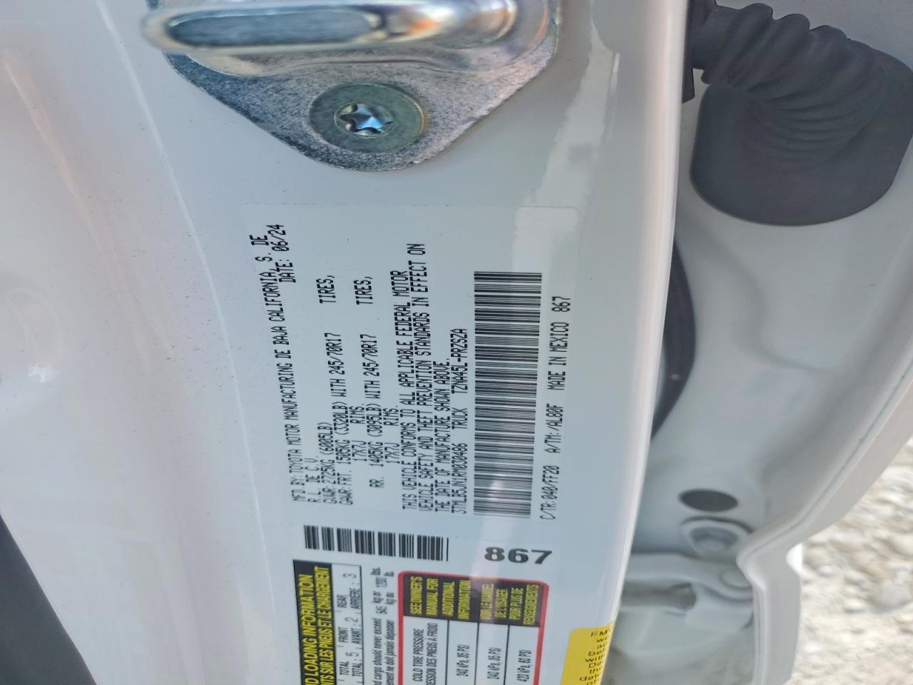 2024 Toyota Tacoma SR5