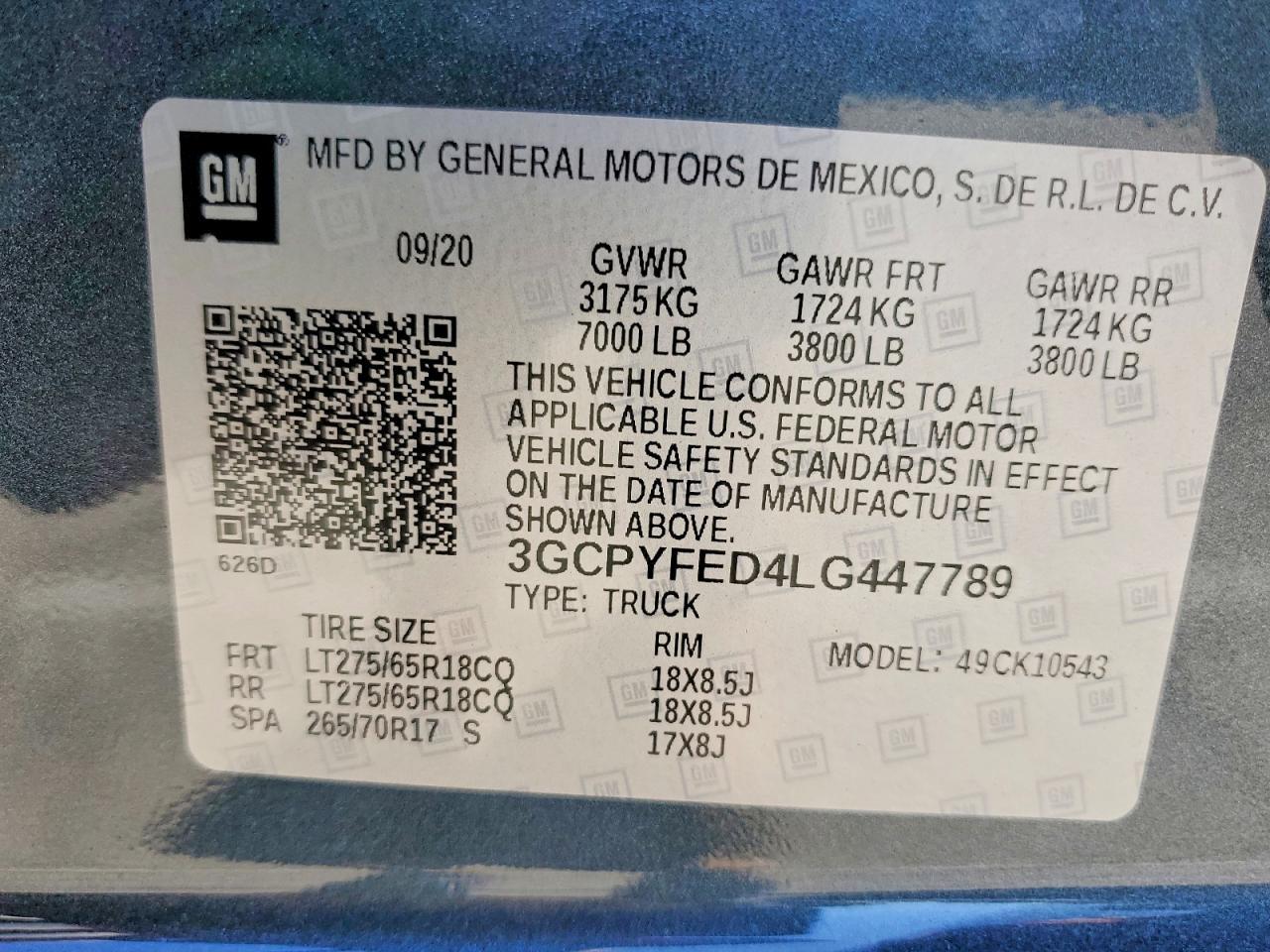 2020 Chevrolet Silverado K1500 LT Trail Boss