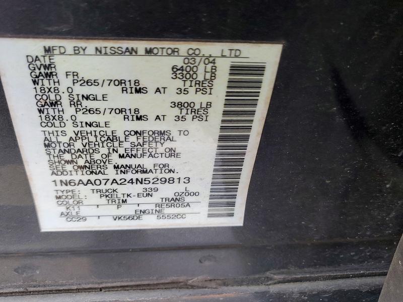 2004 Nissan Titan XE