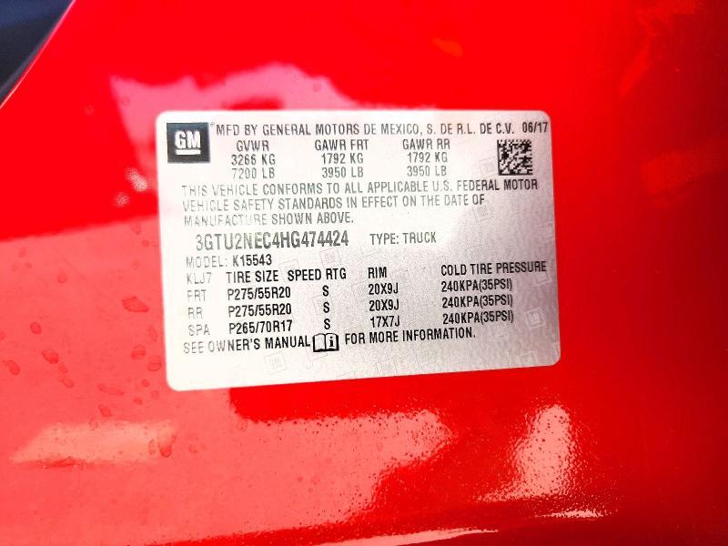 2017 GMC Sierra K1500 SLT